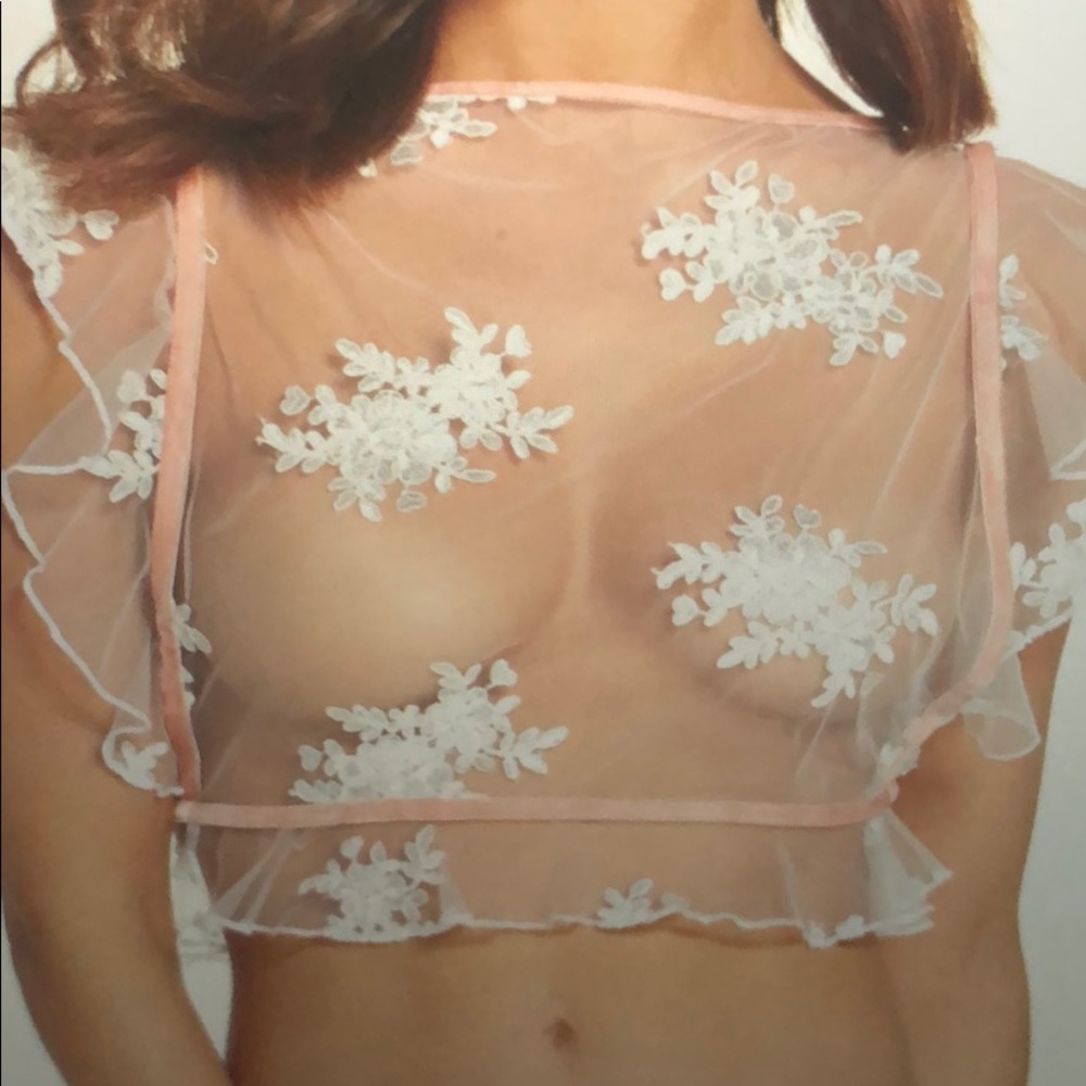 ISO amber illusion crop top size xs or s